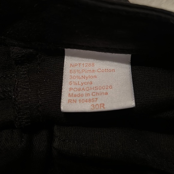 AG Adriano Goldschmied Black “The Legging” soft pants. Sz30 - Picture 6 of 6